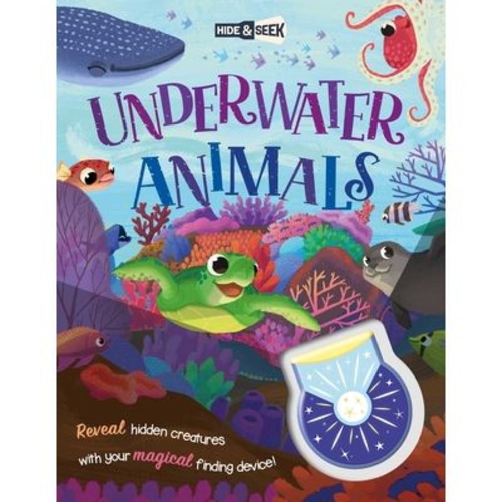 Hide-And-Seek Underwater Animals: With Magical Flashlight to Reveal Hidden Image